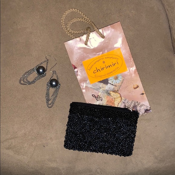 Small Ornately Beaded Clutch